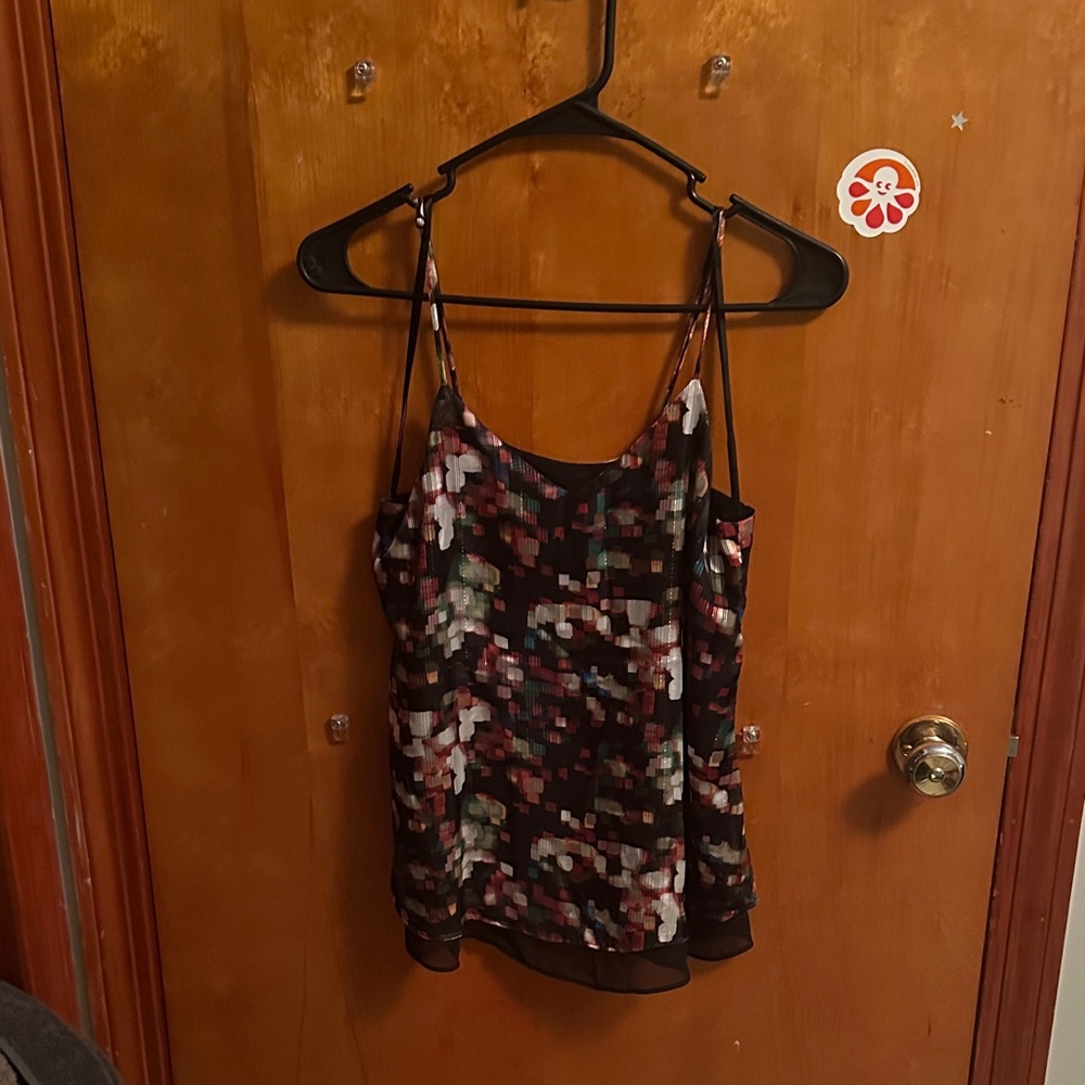 Mossimo Supply Co. Black Fitted Sleeveless Camisole